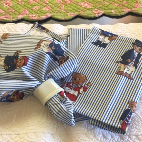 Ralph Lauren Polo Bear Napkins - Picture 2 of 2